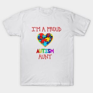 Proud Autism Aunt T-Shirt